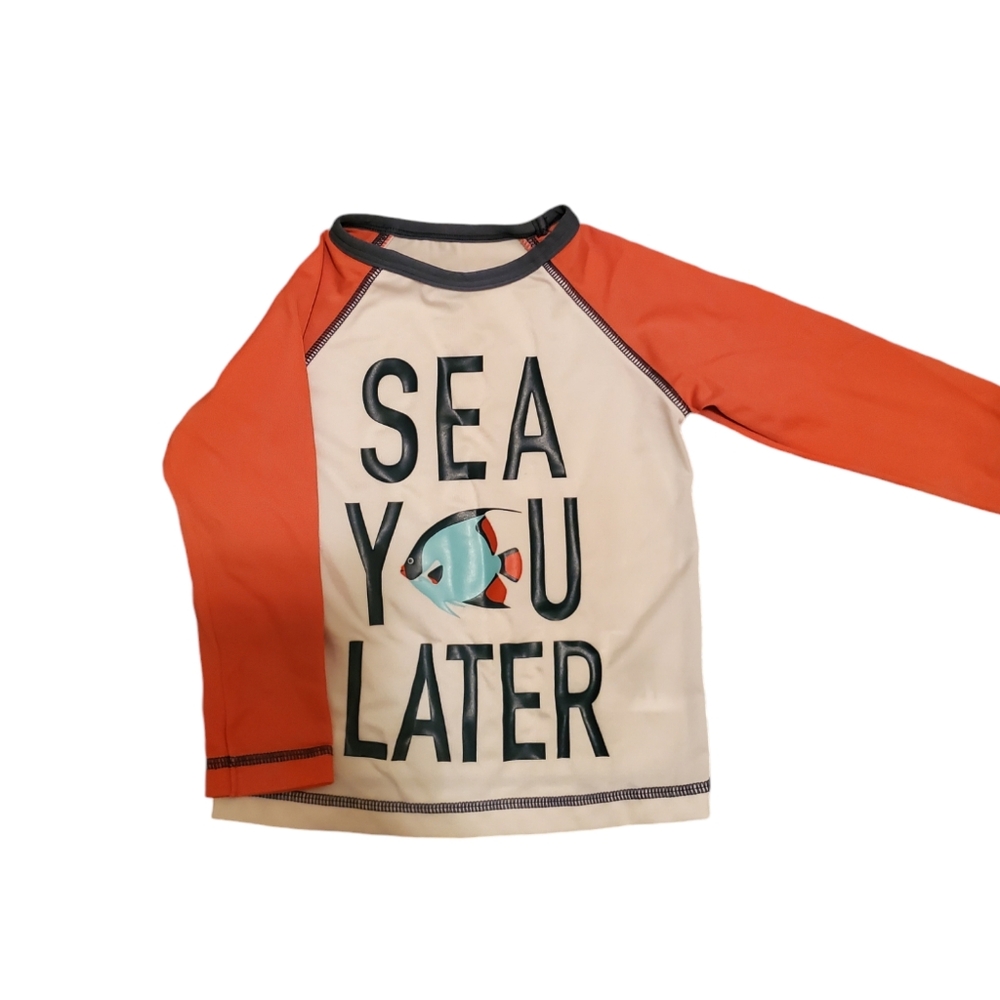 Baby boy swim shirt